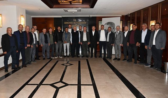 Beypazarı Muhtarlarından Başkan Mansur Yavaş’a Ziyaret!