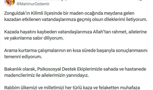 Aile ve Sosyal Hizmetler Bakanlığı psikososyal destek ekiplerini görevlendirdi
