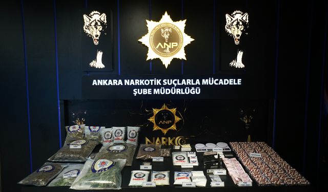 Ankara’da uyuşturucu operasyonu: 32 kişi tutuklandı