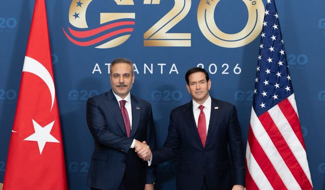 Dışişleri Bakanı Fidan,ABD Dışişleri Bakanı Rubio ile bir araya geldi