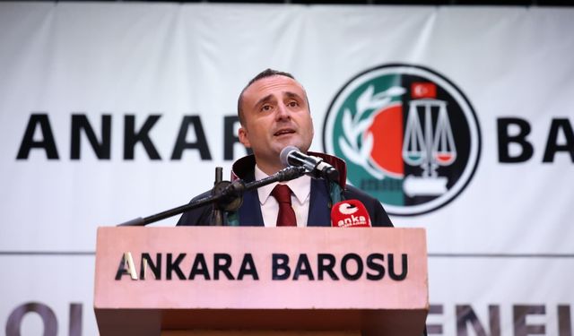 Ankara Barosu’nun 69. Olağan Genel Kurulu başladı: Mustafa Köroğlu veda konuşmasını yaptı