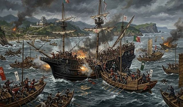 Japonya'da Avrupalılarla İlk Deniz Savaşı: 1565 Fukuda Körfezi Muharebesi