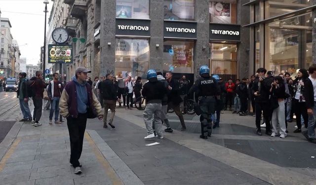 Milano'da sokaklar karıştı: 160 kişi gözaltına alındı!
