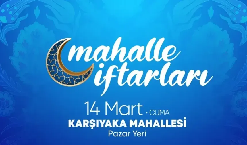 Yenimahallelilere iftar daveti