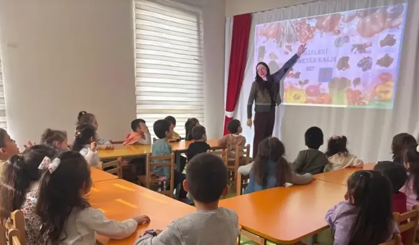 Sincanlı minikler sağlıklı beslenmeyi keşfediyor