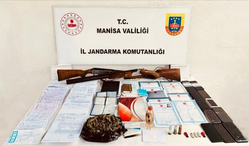 Manisa'da suç örgütlerine operasyon