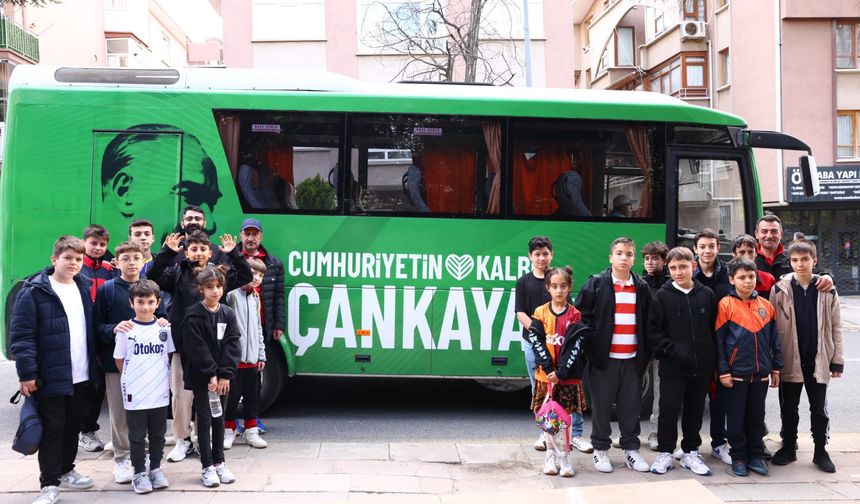 Çankaya Belediyesi'nden çocuklara sürpriz