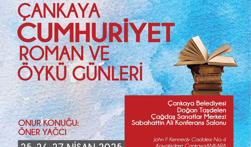 Çankaya Belediyesi'nden Roman ve Öykü Günleri