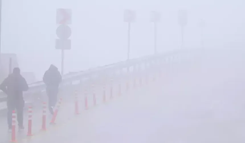 Çorlu'da etkili olan sis eğitim uçuşlarını iptal ettirdi