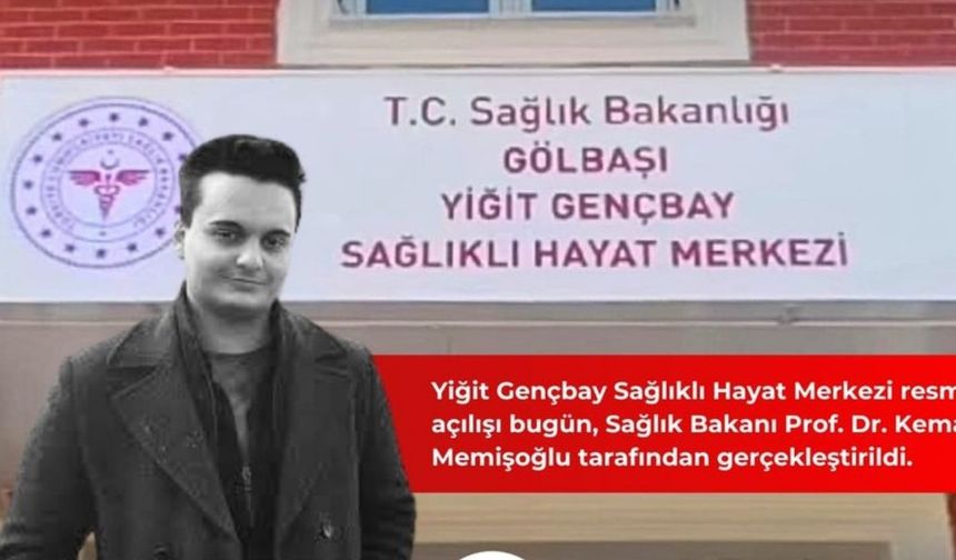 Yiğit Gençbay'ın adı Gölbaşı'nda yaşıyor