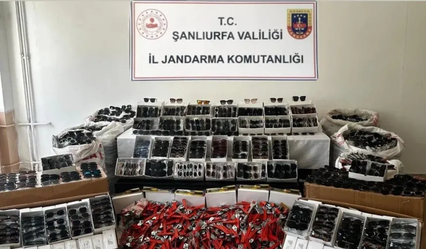 34 milyon liralık gözlük ele geçirildi