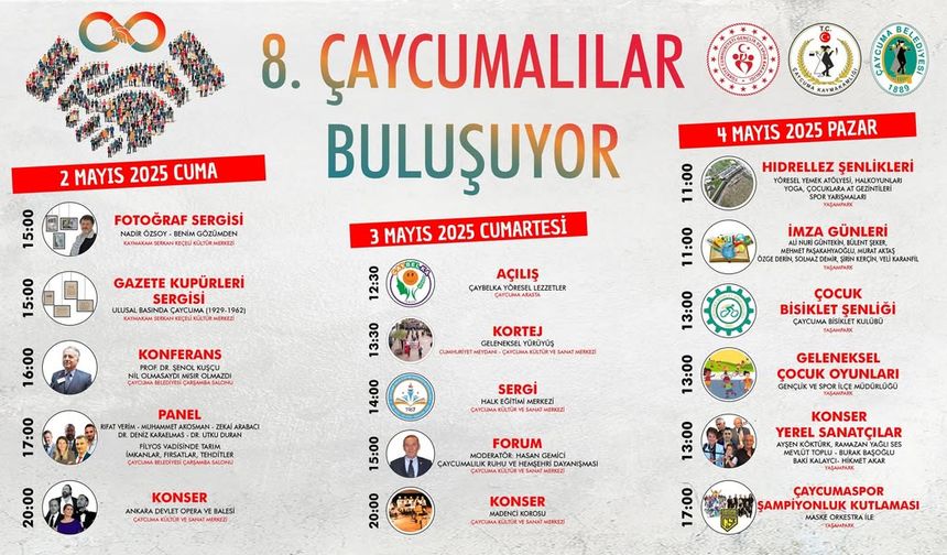 8. Çaycumalılar Buluşuyor Etkinlikleri Başladı