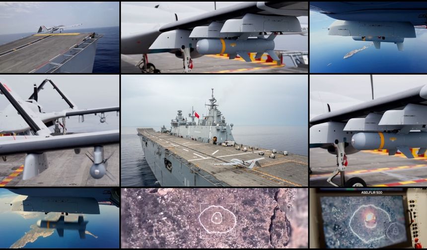 TCG Anadolu’dan Tarihi Atış