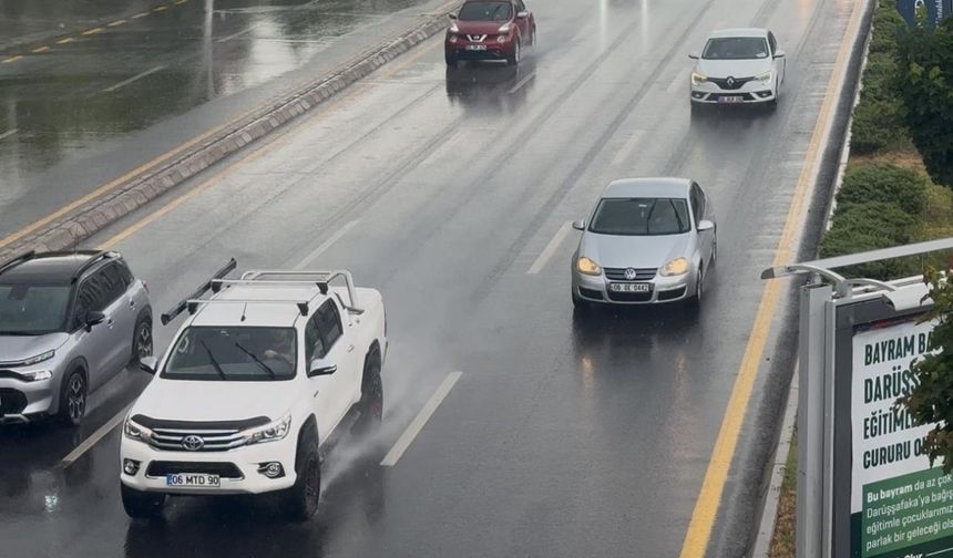 Ankara'da sağanak yağış alarmı