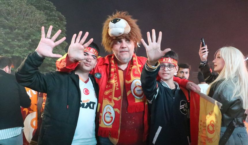 Başkentte Galatasaray’ın şampiyonluğu coşkuyla kutlandı