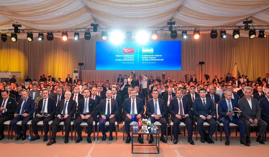Cevdet Yılmaz Özbekistan’da iş insanlarıyla buluştu