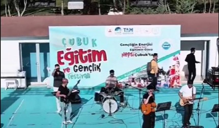 Çubuk Gençlik Festivali Başladı