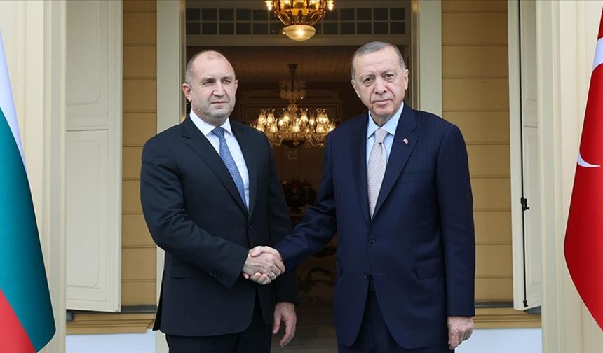 Cumhurbaşkanı Erdoğan Bulgaristan Cumhurbaşkanı Radev ile görüştü