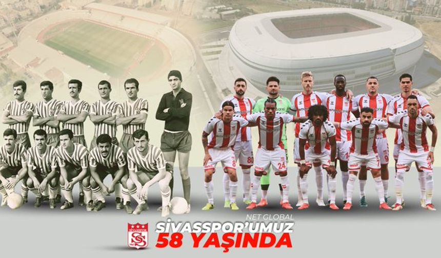 Sivasspor'dan 58. Yıl Mesajı