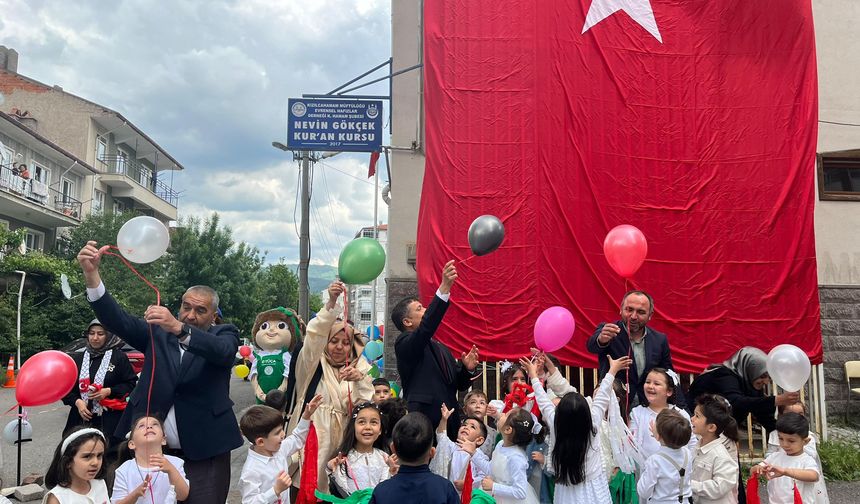 Kızılcahamam’da Nevin  Gökçek Kur’an Kursu Yıl Sonu Gösterisi