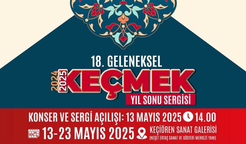 Keçiören'de KEÇMEK Sergisi Açılıyor