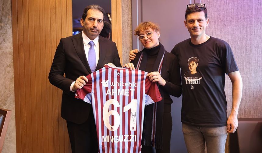 Minguzzi ailesi, Trabzonspor maçına geldi