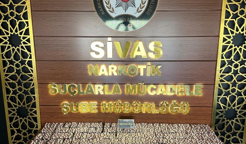 Sivas'ta uyuşturucu operasyonu