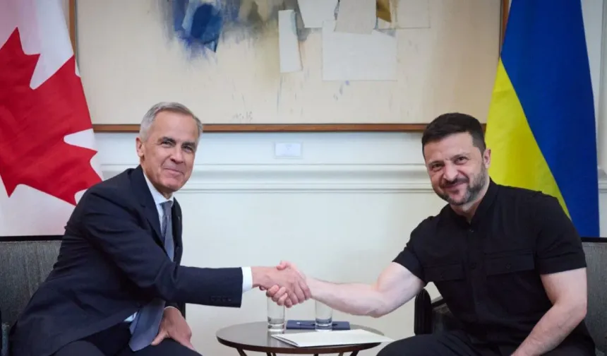 Volodimir Zelenskiy ve Mark Carney görüştü