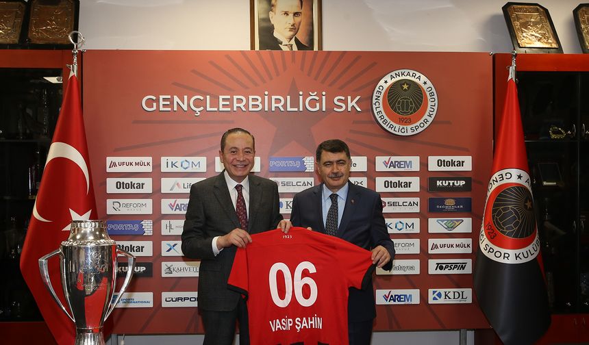 Vali Vasip Şahin’den Gençlerbirliği’ne Destek