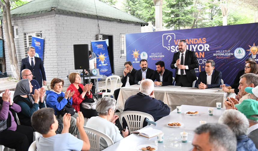Pursaklar'da vatandaşlar soruyor, Başkan Çetin cevaplıyor