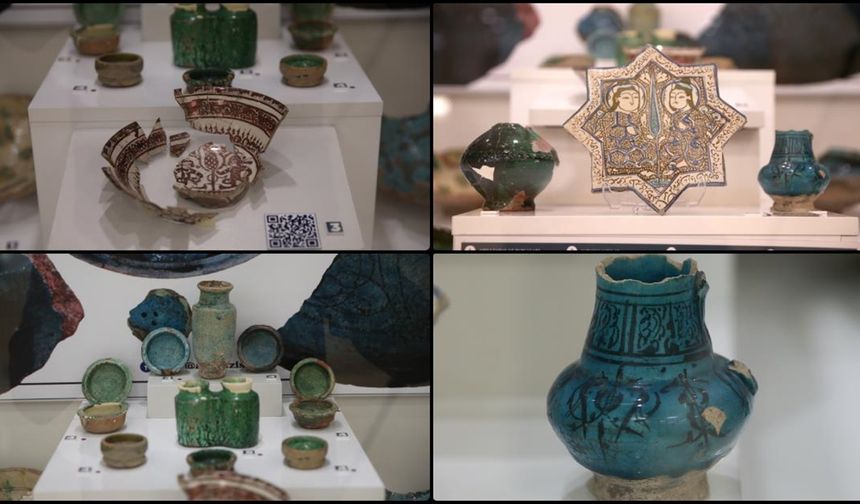 Ani'deki Bulunan "Sırlı Seramikler" Sergilenmeye Başlandı