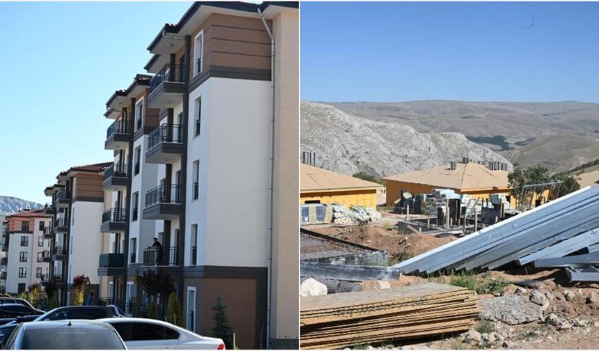 Malatya'da Konut ve İş Yerlerinin Yapımı Sürüyor