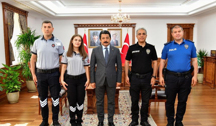 Vali Demiryürek, Özel Güvenliklerle Buluştu