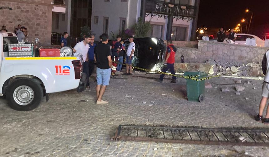Ayvalık'ta feci kaza