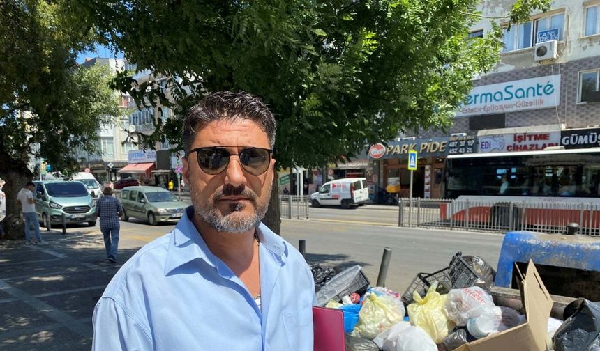 Buca'da çöp yığınları meydana geldi