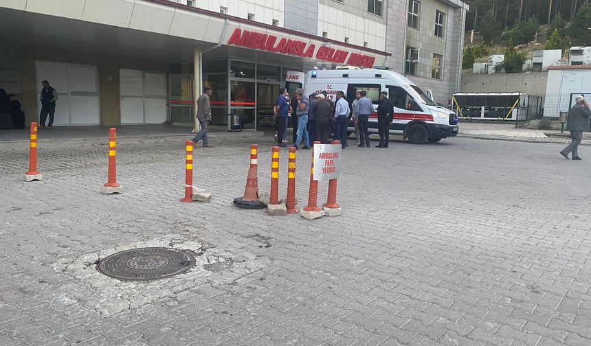 Giresun'da Traktör Devrildi