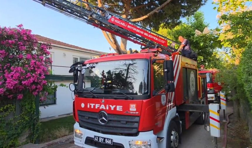 Kocaeli’de yalı yangını