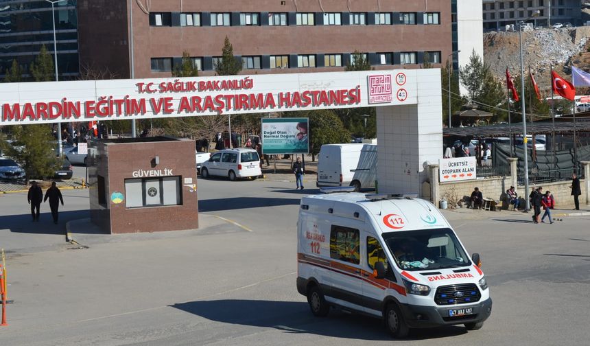 Mardin'de kaynak sırasında akıma kapıldı