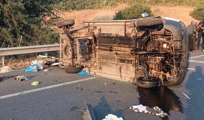Uşak’ta korkutan araç kazası: ölü ve yaralılar var