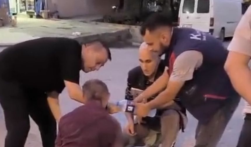 Yaya Geçidinde Yayaya Motosiklet Çarptı