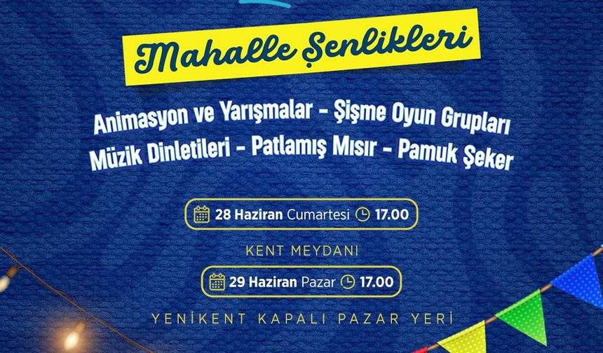 Sincan'da mahalle şenliği