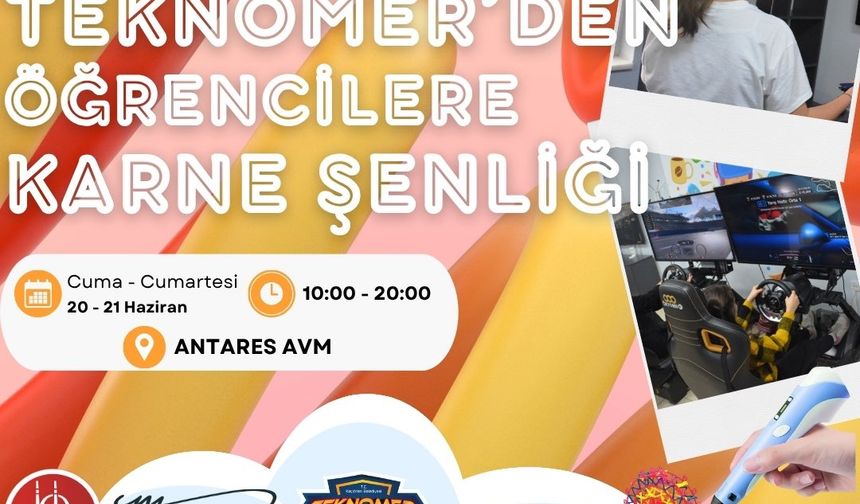 Keçiören'de öğrenciler Teknomer'in etkinliğinde buluşuyor