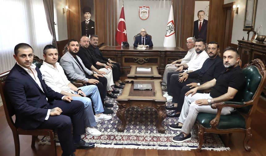 Sivasspor, yönetiminden Vali Şimşek'e anlamlı ziyaret