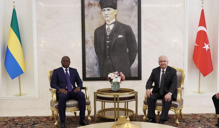 Brice Clotaire Oligui Nguema Türkiye'ye geldi