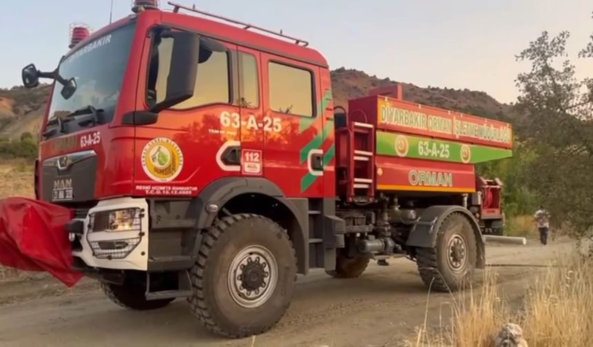Diyarbakır'da örtü yangınları kontrol altına alındı