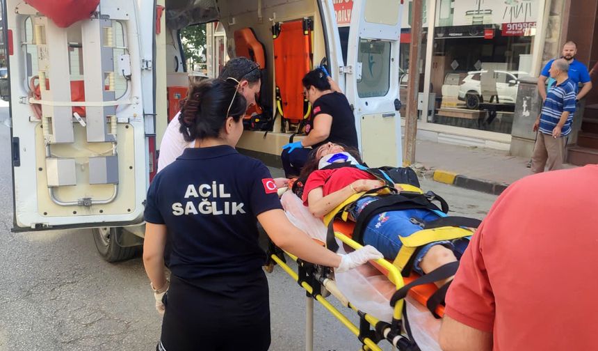 Edirne'de motosiklet kazası