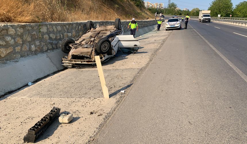 İzmit'te otomobil kazası