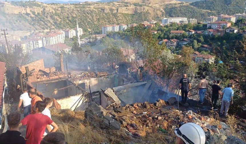 Karabük'te korkutan yangın