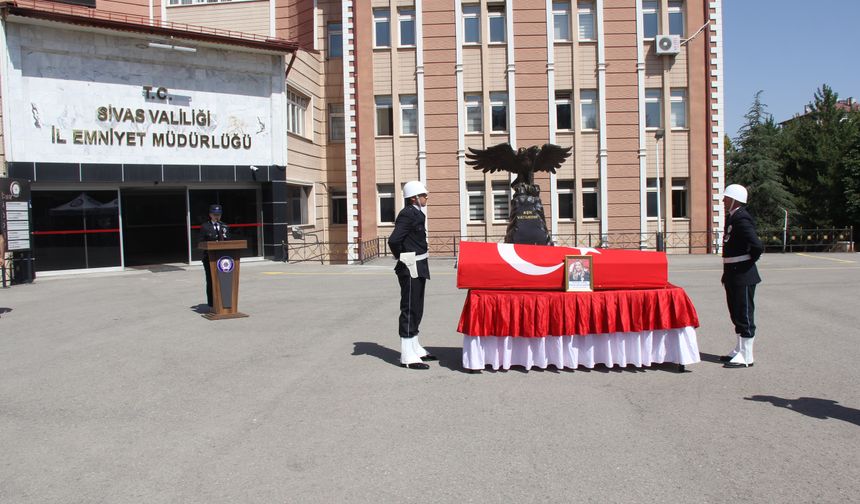 Kazada hayatını kaybeden komiser Aysun Çağlar Namdar'a tören düzenlendi