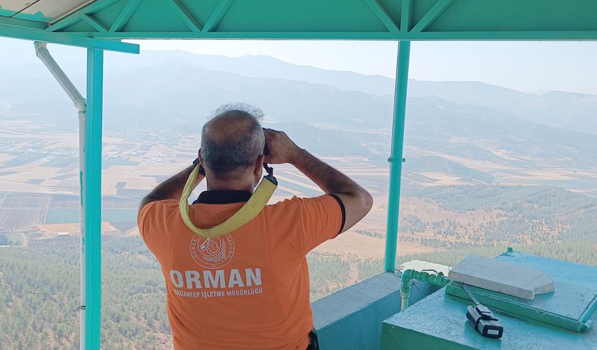 Nurdağı'nda ormanlar 24 saat gözetleniyor